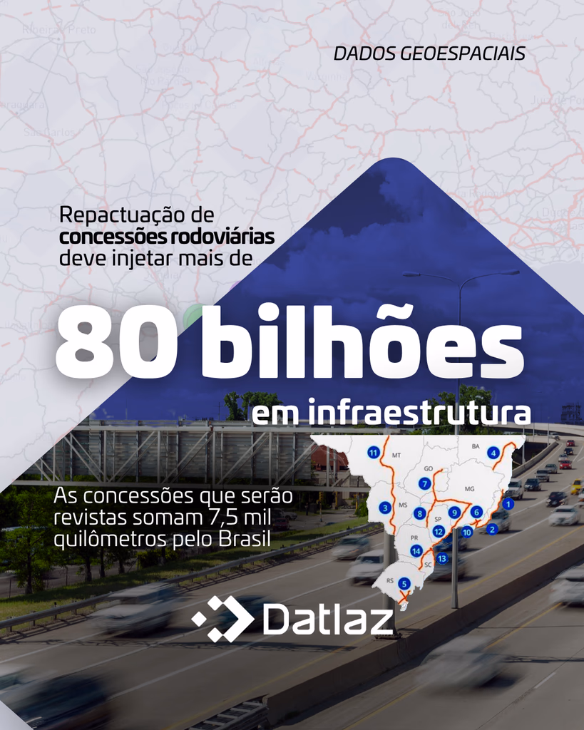 Repactuação de concessões rodoviárias deve injetar mais de R$ 80 bilhões em infraestrutura
